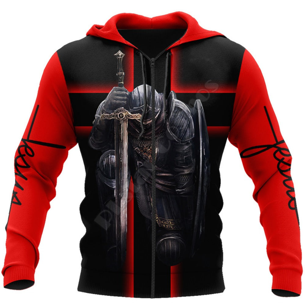 Winter Jesus 3D Print Men's Hoodie Wholesale