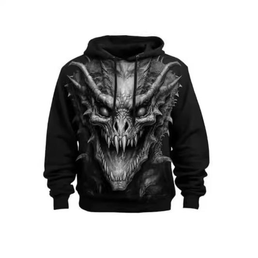 Men's 3D Beanie Sweater Casual Y2K Street Fashion