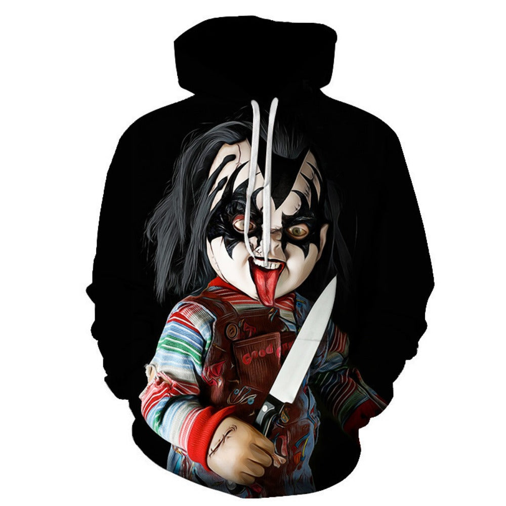 Halloween Good Guys Chucky 3D Print Hoodie for Men & Kids – Wholesale