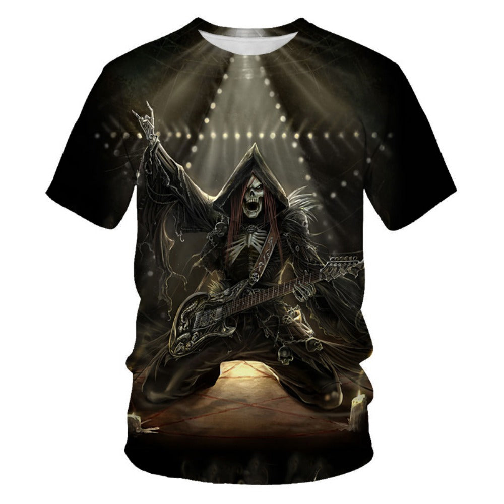 New Fishing-Themed 3D Print Men's Long-Sleeve Cross-Mirror Sportswear
