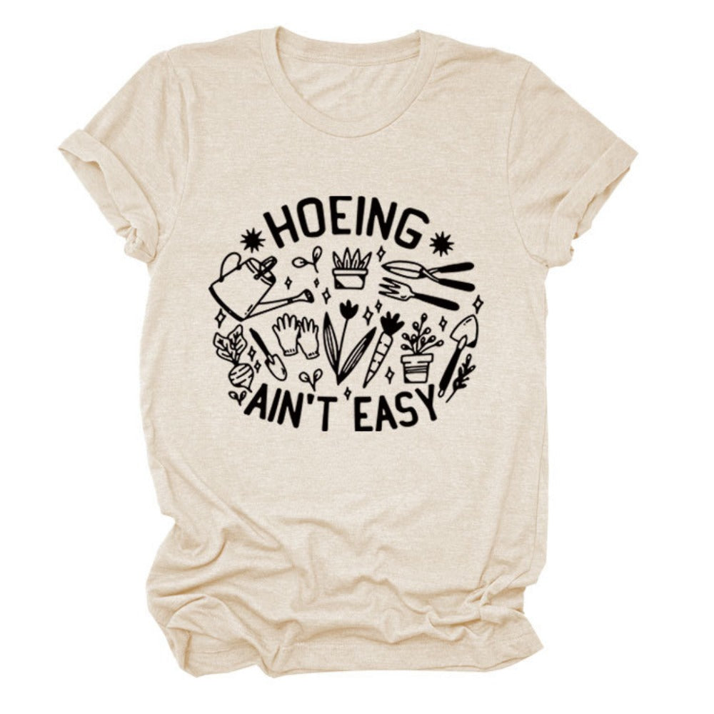 Men's Customizable 2D Printed Pure Cotton Short-Sleeve Tee