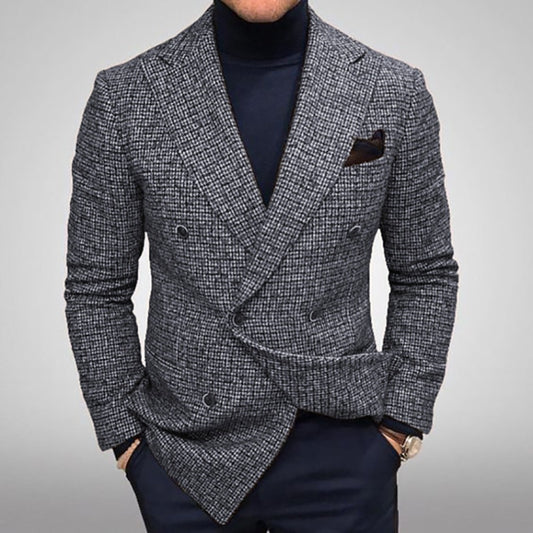 Casual Gentleman's Plus Size Suit Jacket