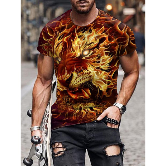 New Anime Jujutsu Kaisen 3D Print Men's Casual Tee