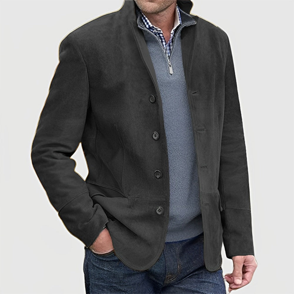 New Lapel Retro Casual Men's Jacket