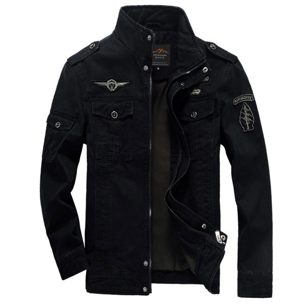 Men's Slim-Fit Workwear Pilot-Style Jacket