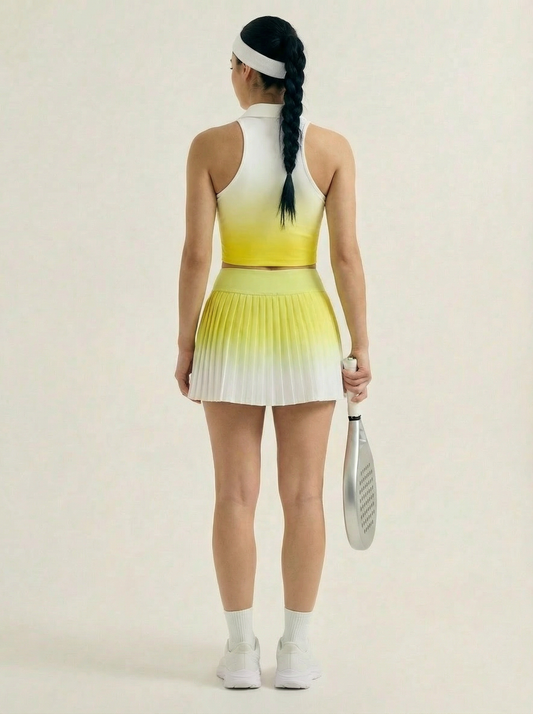 Women's Padel Tennis Zip-Racer+Tops