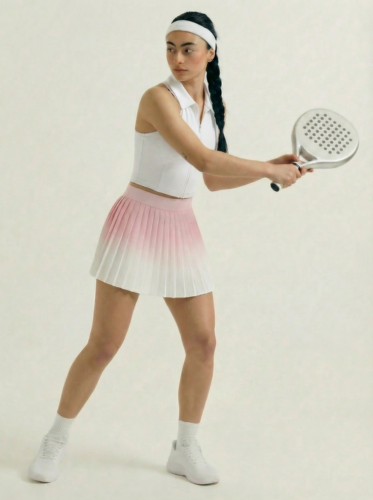 Women's Padel Tennis Zip-Racer Tops