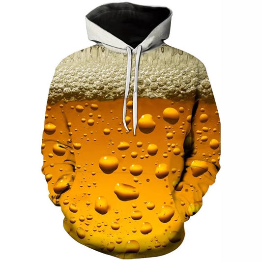 Fall New Arrival 3D Digital Print Men's Casual Hoodie