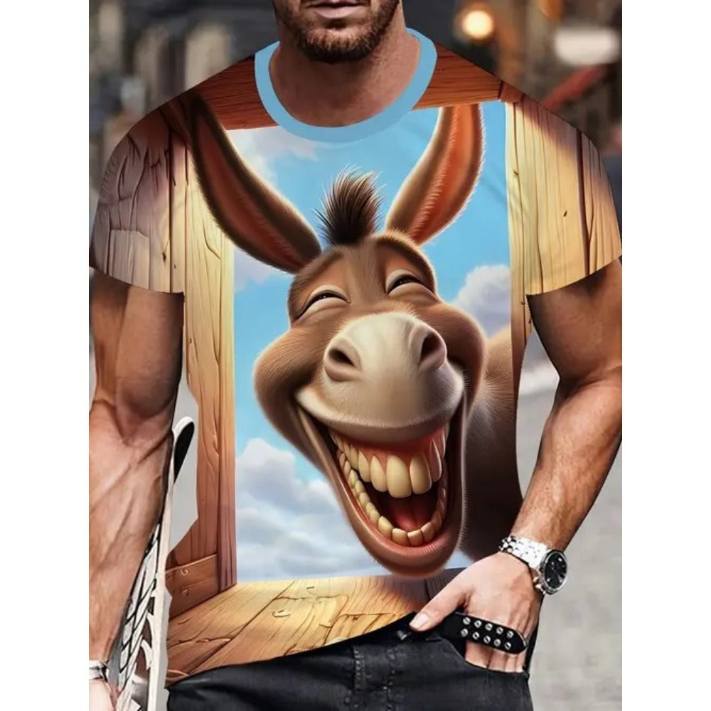 Fashionable High-Quality Men's Short-Sleeve Casual T-Shirt