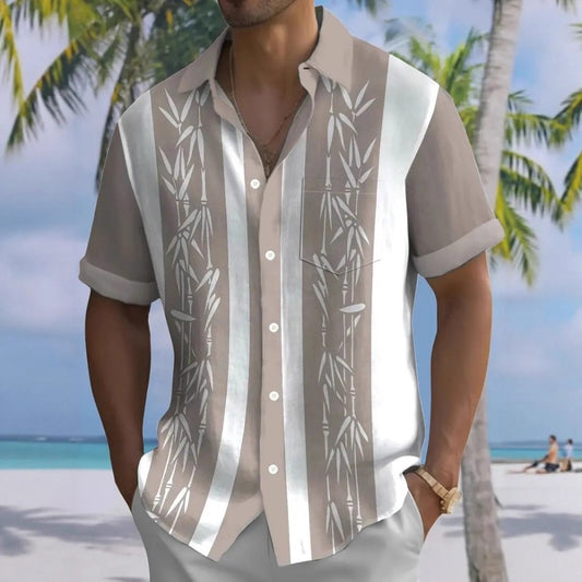 3D Printed Fashion Men's Pocket Casual Comfort Shirt
