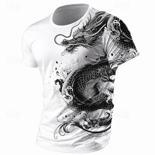 3D National Flag Digital Print All-Purpose Short-Sleeve Tee