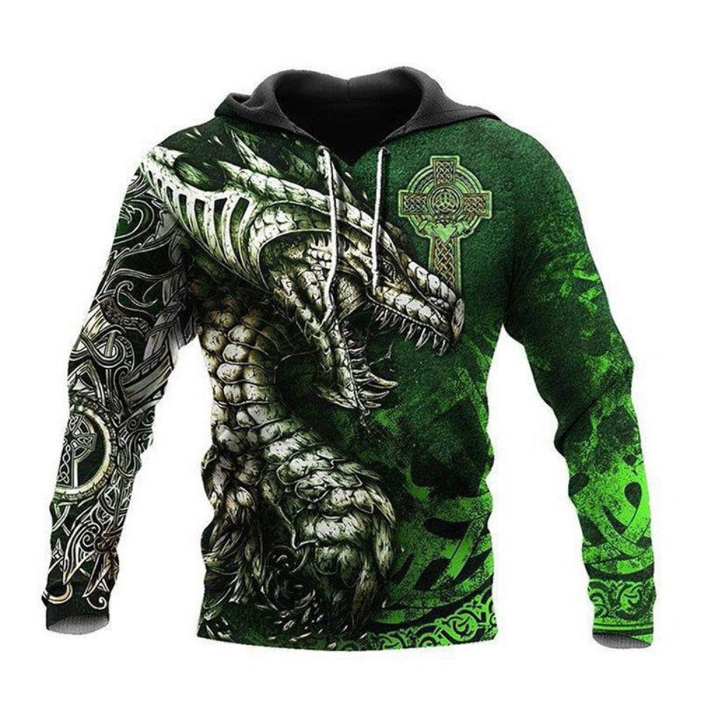 Annual Hoodie 3D Digital Print Men's Apparel