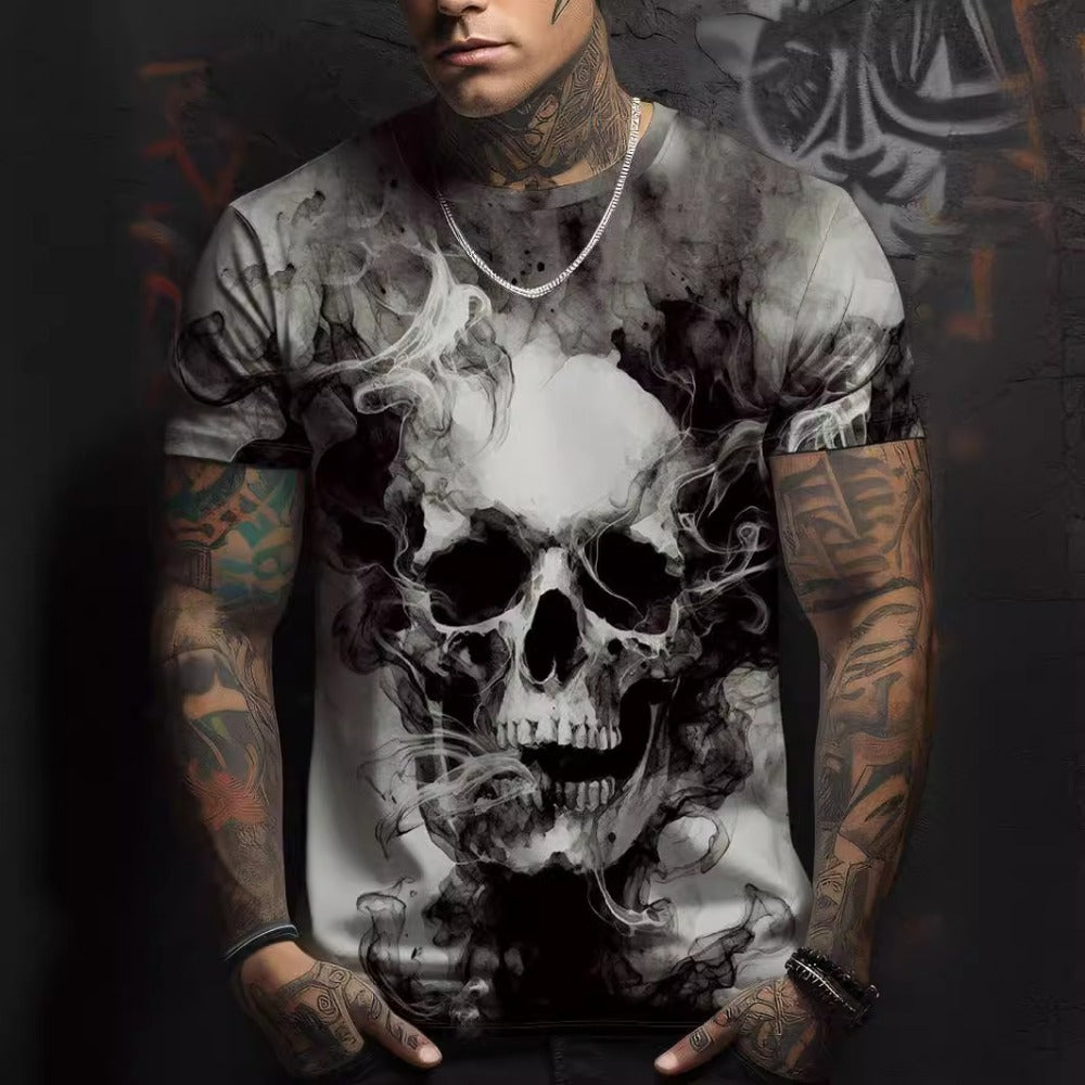 3D Graphic Skeleton Men's T-Shirt (New Arrival)