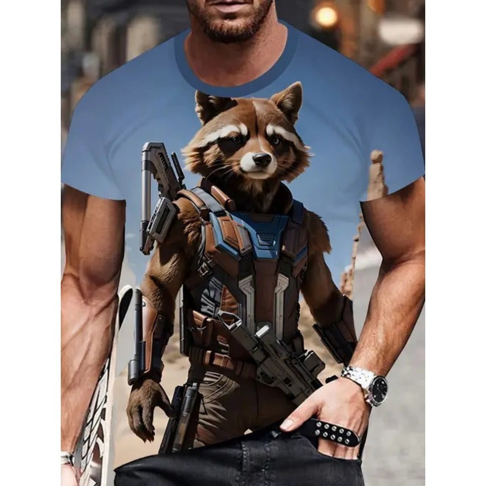 Fashionable High-Quality Men's Short-Sleeve Casual T-Shirt