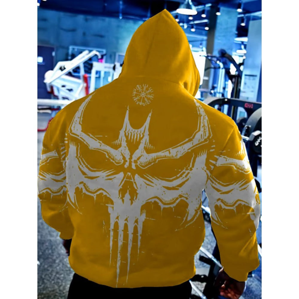 Best Seller 3D Print Men's Casual Zip-Up Hoodie Jacket