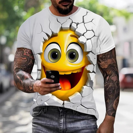 New Vintage Style Men's Comfortable Short-Sleeve Casual Tee