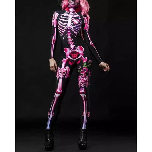 Halloween Skeleton Jumpsuit 3D Print Family Matching Set