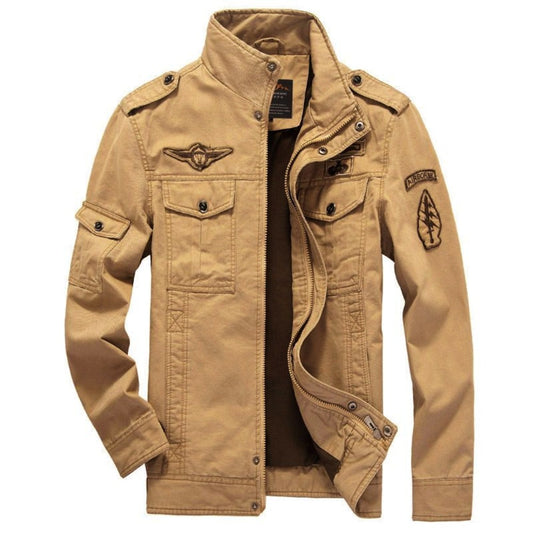Men's Slim-Fit Workwear Pilot-Style Jacket