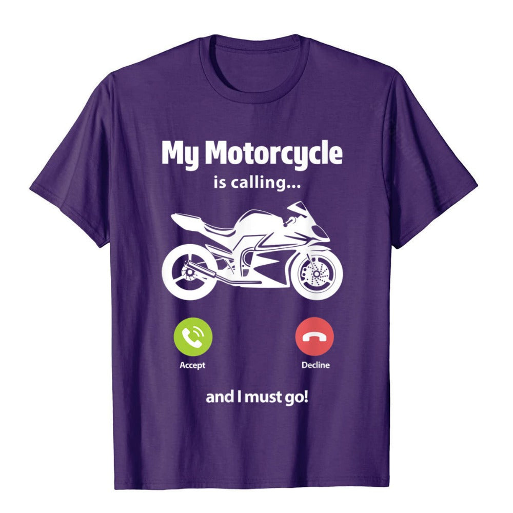 Minimalist Letter Print Quick-Dry Polyester Men's Round-Neck Tee