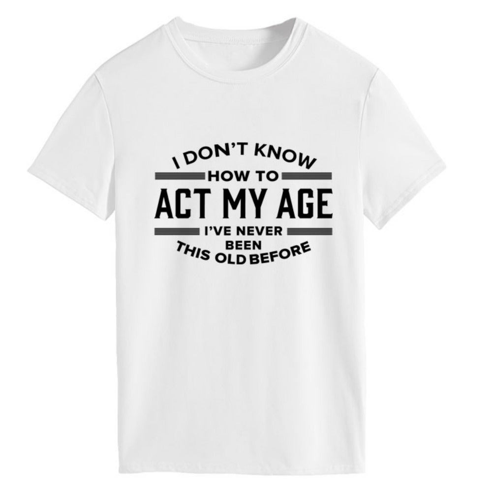 Summer Scenic Digital Print Men's Fresh Style Short-Sleeve Tee