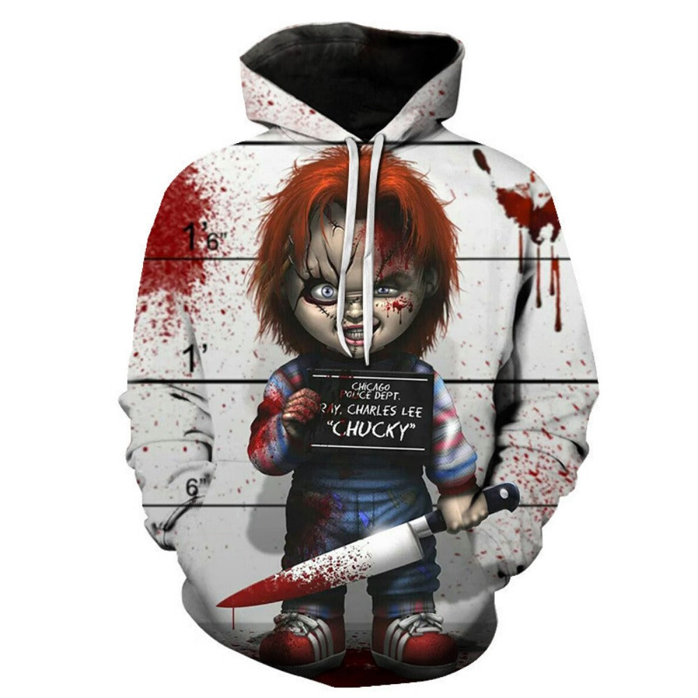 Halloween Good Guys Chucky 3D Print Hoodie for Men & Kids – Wholesale