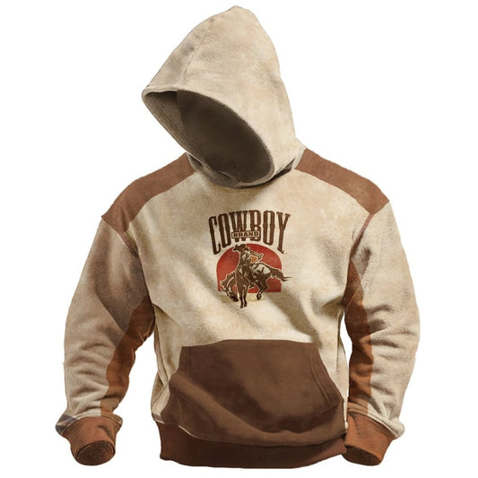 Digital Print Long-Sleeve Hoodie Unisex Sportswear