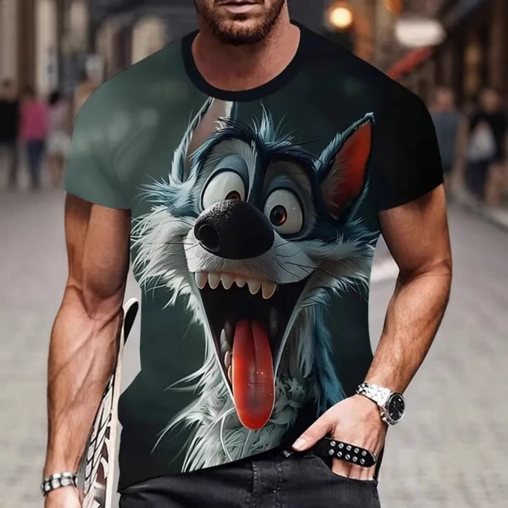 Fashionable High-Quality Men's Short-Sleeve Casual T-Shirt