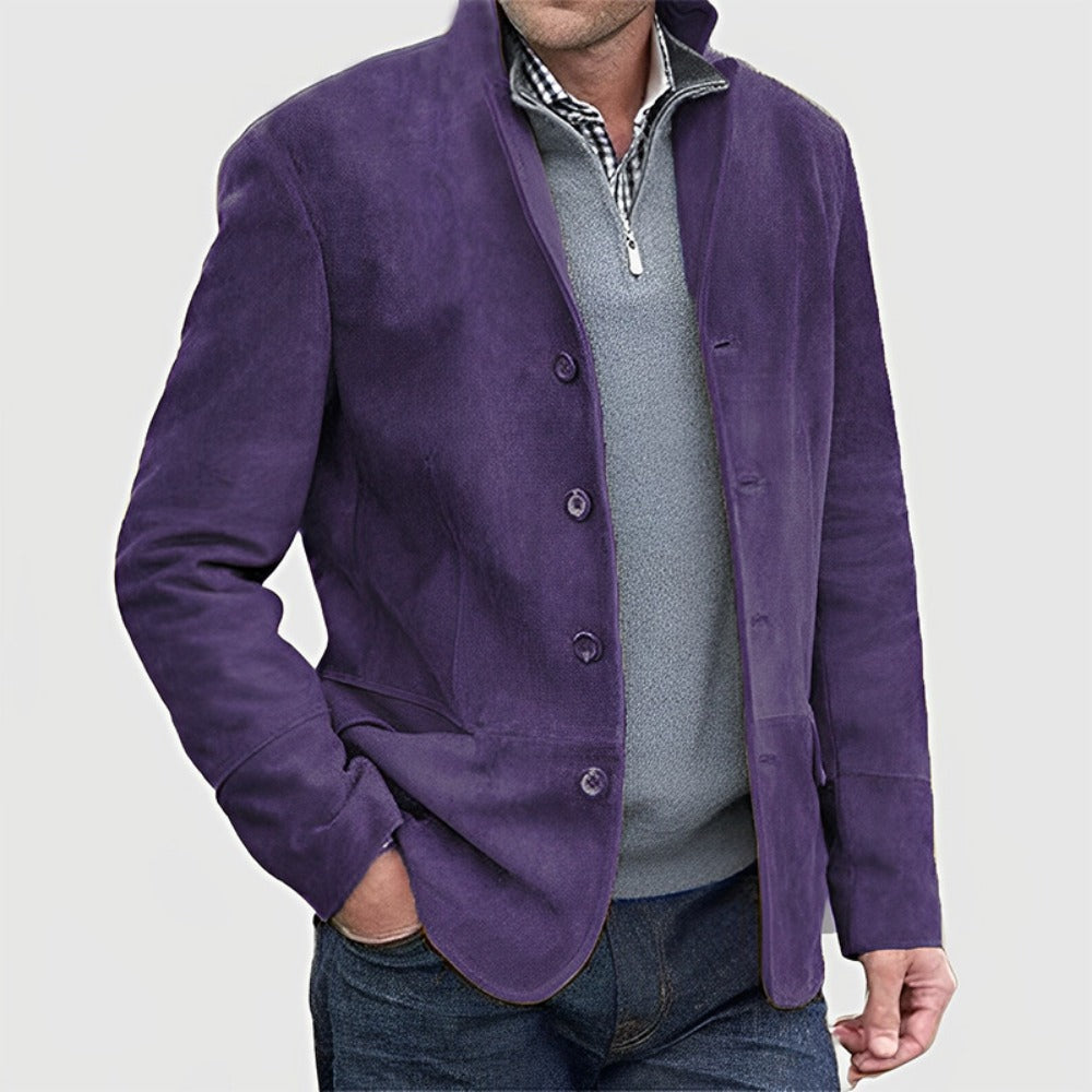 New Lapel Retro Casual Men's Jacket