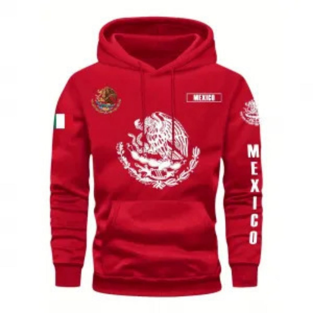 Mexican Pattern 3D Digital Print Men's Fashion Hoodie
