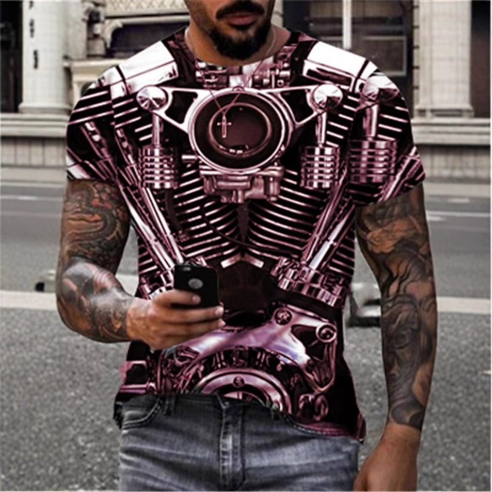 "I DON'T KNOW HOW" Letter Print Round-Neck Men's Basic Tee