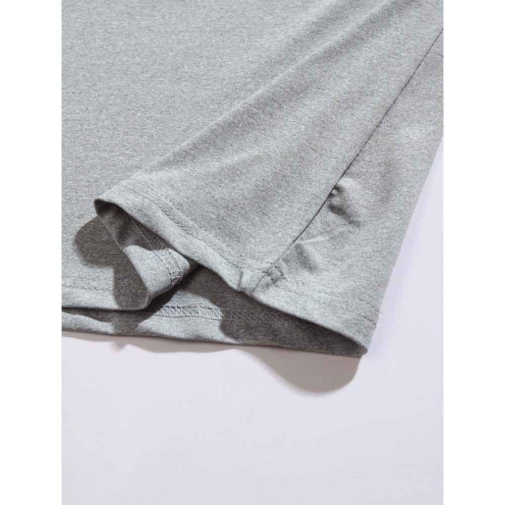 Summer New Men's T-Shirt Casual Button Short Sleeve Jacquard Collar Polo Shirt Business Turn-Down Collar Shirt