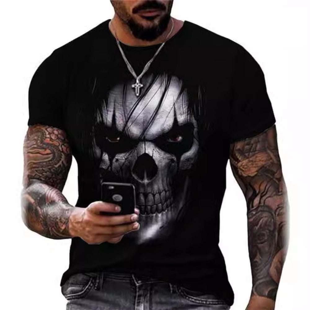 New Hot Selling 3D Digital Print Adult Men's T-Shirt