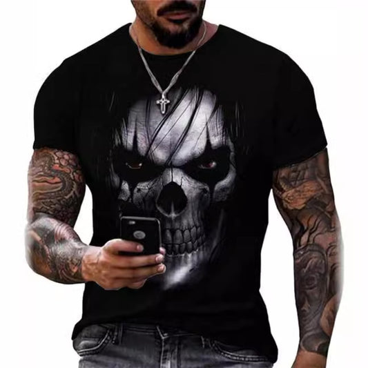 New Hot Selling 3D Digital Print Adult Men's T-Shirt