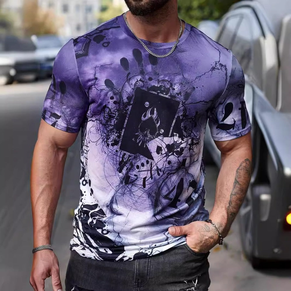 3D Graphic Skeleton Men's T-Shirt (New Arrival)