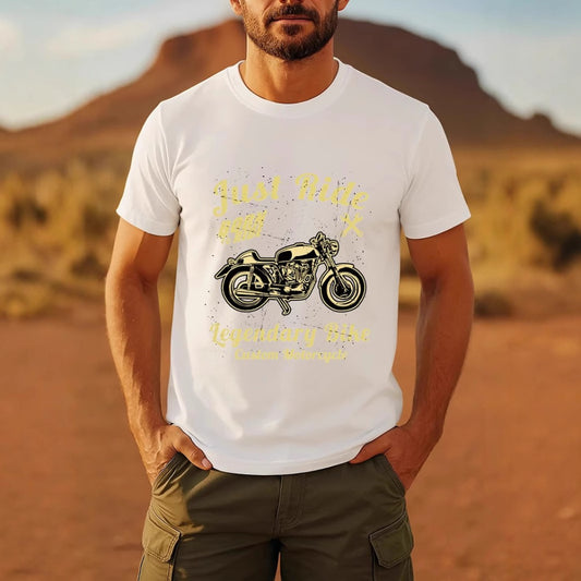 Funny 3D Face Print Oversized Men's Summer Round-Neck Tee