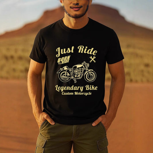 Funny 3D Face Print Oversized Men's Summer Round-Neck Tee