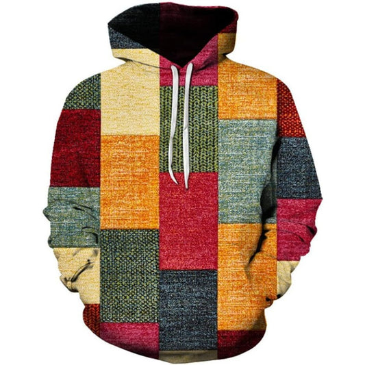 Unisex 3D Digital Print Hoodie Loose Fit Spring/Fall Casual Wear