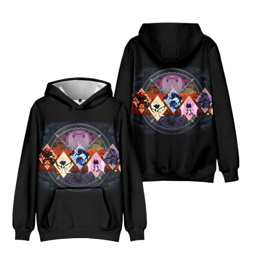 3D Beast Cookie Shadow Milk Hoodie – Adult & Kids Winter Wear