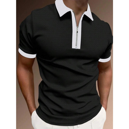 Summer Men's Polo Shirt Button Short Sleeve New Style