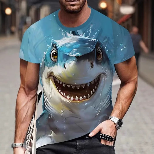 Fashionable High-Quality Men's Short-Sleeve Casual T-Shirt