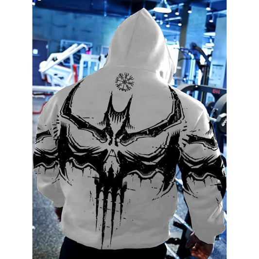 Best Seller 3D Print Men's Casual Zip-Up Hoodie Jacket