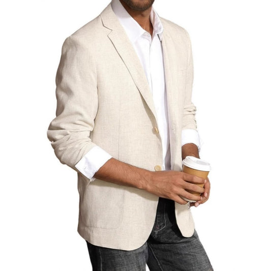 Men's Spring Business Casual Print DoubleBreasted BritishStyle Suit