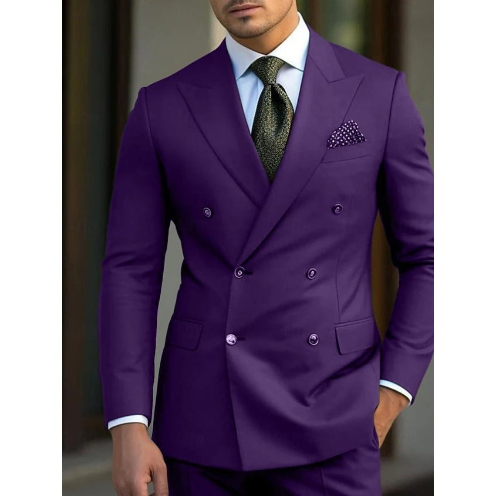 Fashion Luxury Men's Suit Wholesale  Formal Business TwoPiece