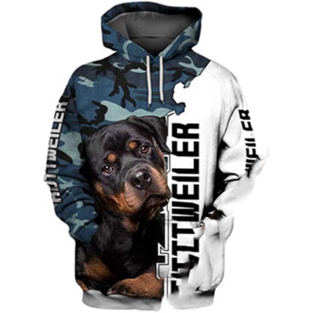 Healthy Fabric Source Factory (No Zipper) Popular 3D Print Hoodie
