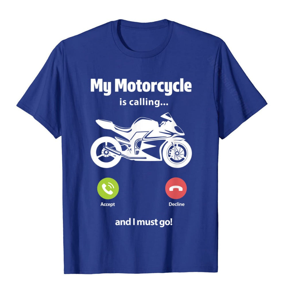 Minimalist Letter Print Quick-Dry Polyester Men's Round-Neck Tee