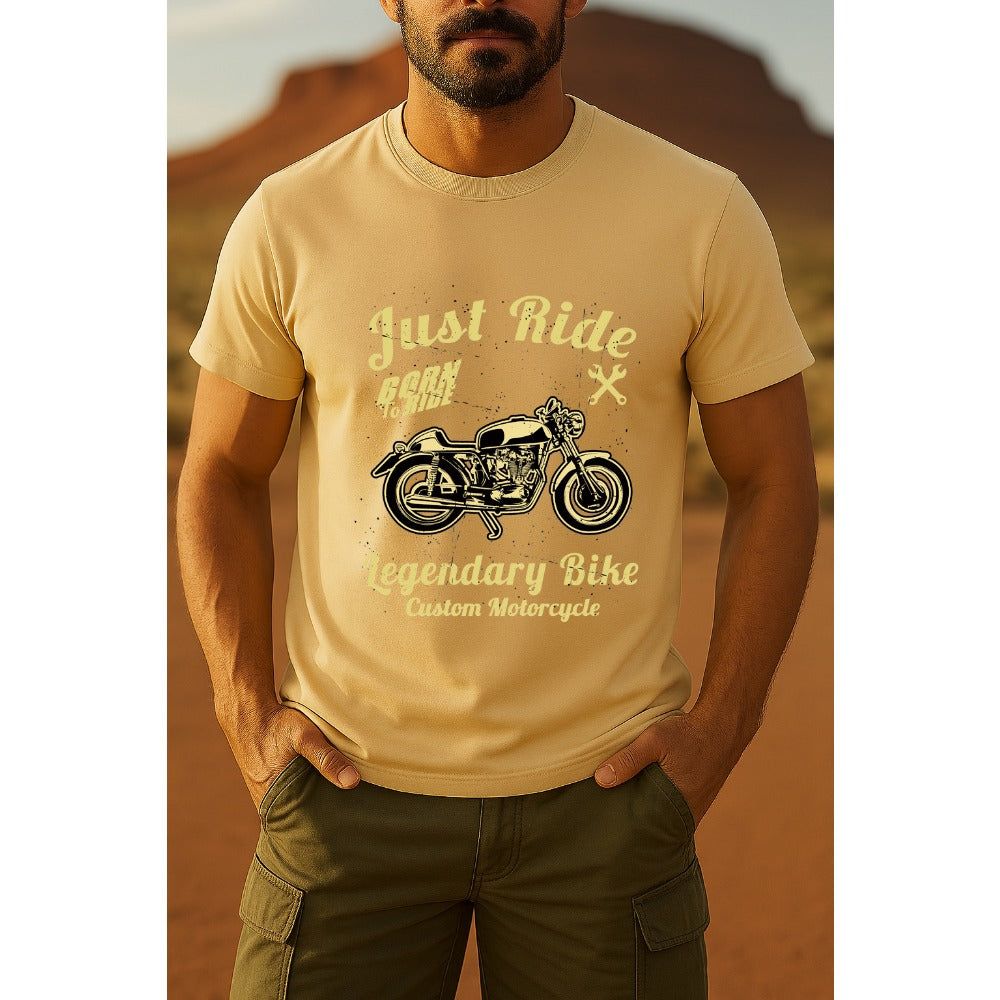 Funny 3D Face Print Oversized Men's Summer Round-Neck Tee