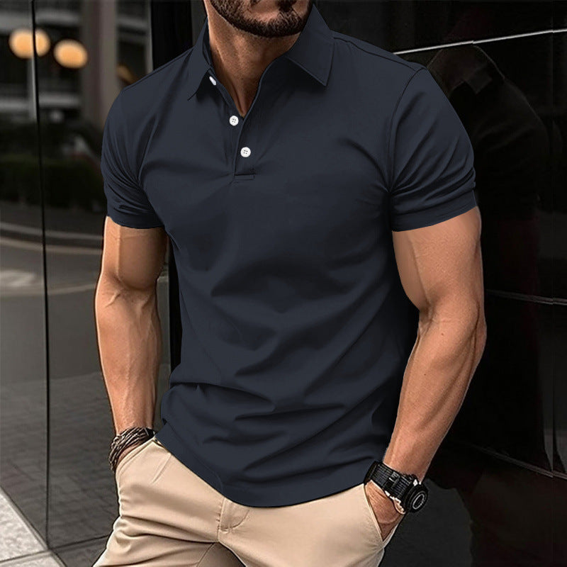 Summer 3D Polo Shirt Men's Short Sleeve Sport Fashion Polo Shirt