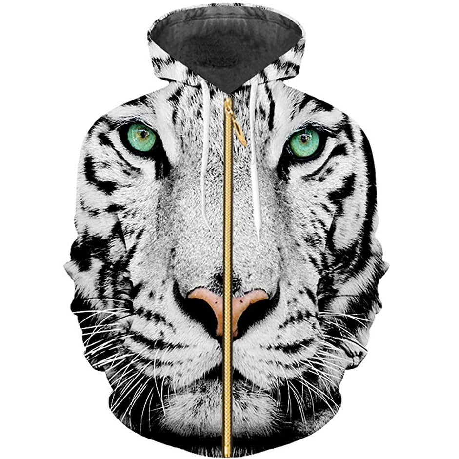 Anime Zip-Up Hoodie 3D Print Couple's Baseball Jacket