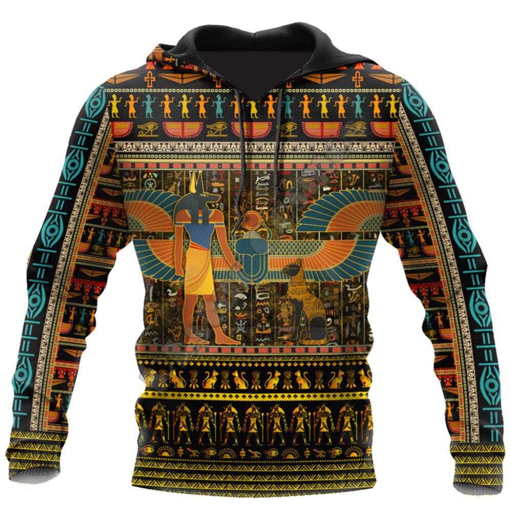 Seasonal Hot 3D Hoodie Men's Viking Warrior Print Streetwear Classic Pullover