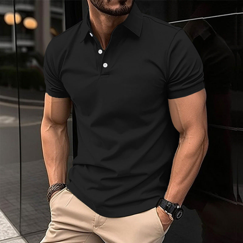 Summer 3D Polo Shirt Men's Short Sleeve Sport Fashion Polo Shirt